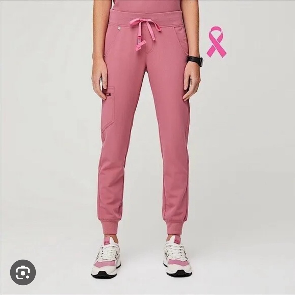 RESERVED Surgical green & Quartz pink Zamora Joggers